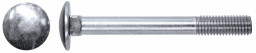 Болт М10*30 мебельный, с полукруглой головкой DIN603