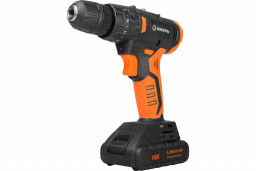 Дрель-шуруповерт аккумуляторная ДА-18Л-2КУ/Б (2,0 А/ч) (бесщеточный двигатель) Вихрь