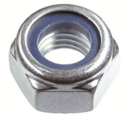 Гайка М6 самоконтрящаяся из нержавеющей стали А2 DIN985