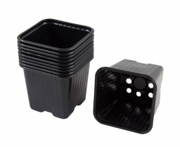 Горшок для рассады КВАДРАТНЫЙ 9х9х8 10шт