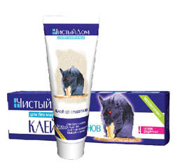Клей от грызунов 60гр/50 ЧИСТЫЙ ДОМ