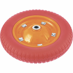 Колесо для тачки 3.00-8 полиуретановое (бескамерное) D16