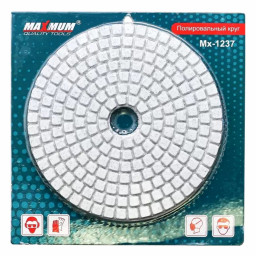 Круг алмазный шлифовальный по камню гибкий d100 мм P 1000 черепашка MAXIMUM