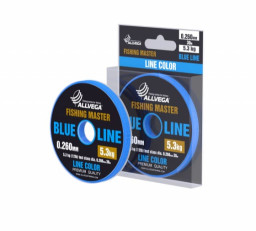 Леска монофильная ALLVEGA Fishing Master 30м 0,260мм (5,3кг) голубая