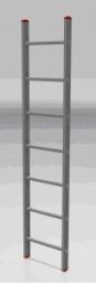 Лестница 1 х 12 алюминиевая Новая высота NV100