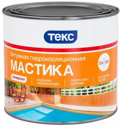 Мастика битумная гидроизоляционная УНИВЕРСАЛ 1,8кг