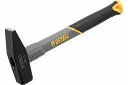 Молоток слесарный 600 г кованый фибергласовая  рукоятка c TPR покрытием  Denzel