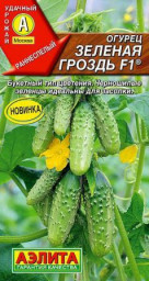 Огурец Зеленая гроздь 10шт/0,25гр Аэлита цв