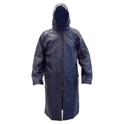 Плащ СТАНДАРТ синий с карманами КРЕПЫЖ