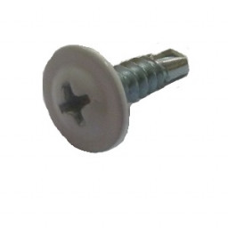 Саморез 4,2*19 п/сф п/ш сверло  RАL 9003