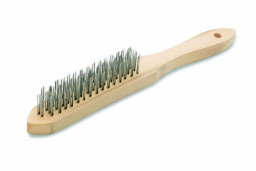 Щетка 4-рядная стальня деревянная ручка Color Expert