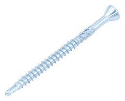 Шуруп 3,2*30 для полов и паркетов белый цинк