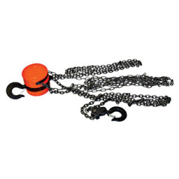 Таль 1 т цепная, высота  подъема 2,5 м, расстояние между крюками 300 мм  МАТRIХ